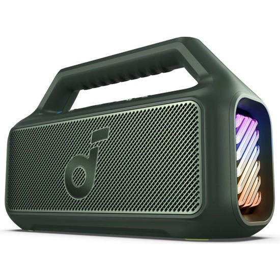 Anker Soundcore Boom 2 Bluetooth 5.3 Hoparlör, 80W, IPX7 Su Geçirmez, Yeşil - A3138