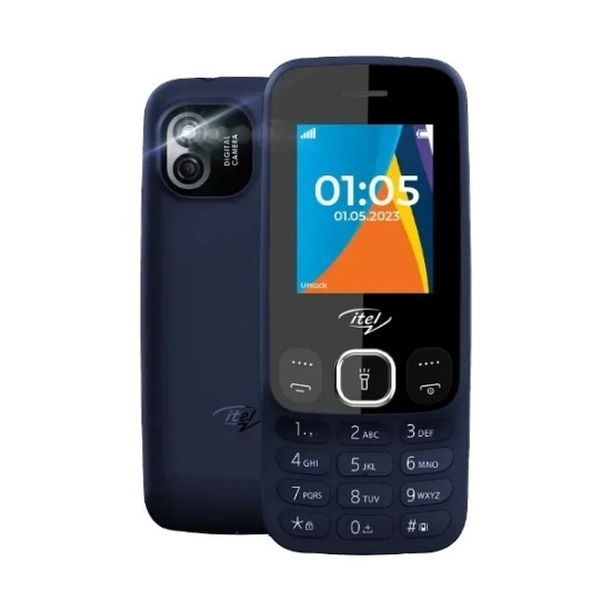 Itel İT2166 Deep Blue Tuşlu Cep Telefonu Siyah