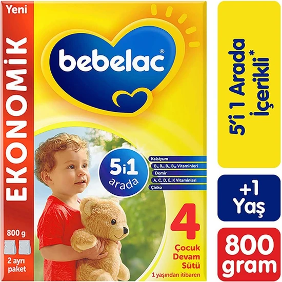 Bebelac 4 Çocuk Devam Sütü 800 Gr