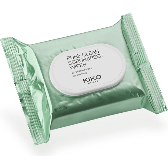 KikoMilano Temizleyici - New Pure Clean Scrub&Peel Wıpes