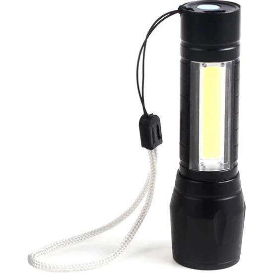 Durgunstore Mini Çok Güçlü Şarjlı El Feneri (Xpe-Cob LED )  WT-030