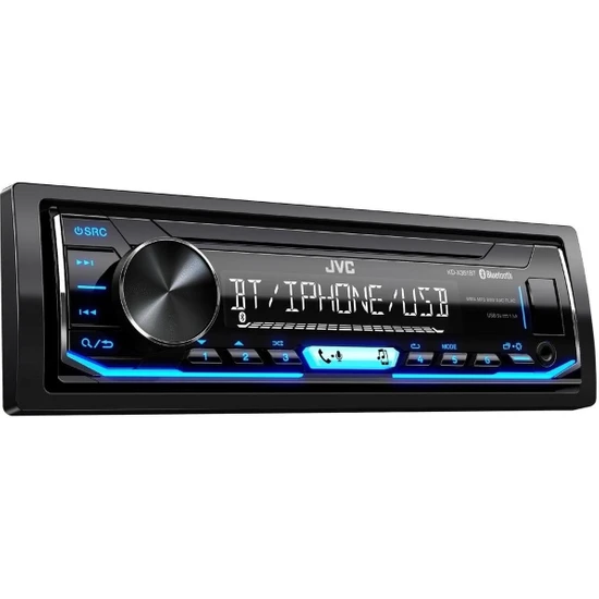 JVC 4X50 Watt KD-X351BT Bluetooth USB Radyo Oto Teyp Orjinal 2 Yıl Murtaş Garantili 2 Yıl Bluetooth