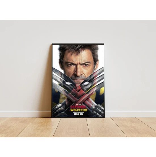 512 Art Design Deadpool & Wolverine Film Afiş Poster 30 x 42 Çerçevesiz