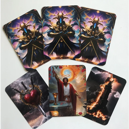 tarot kartı 
görselleri yenilenmiş klasik tarot destesi