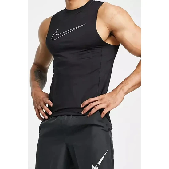 Nike Pro Dri-Fit Training Dar Kesim Erkek Siyah Spor Atlet