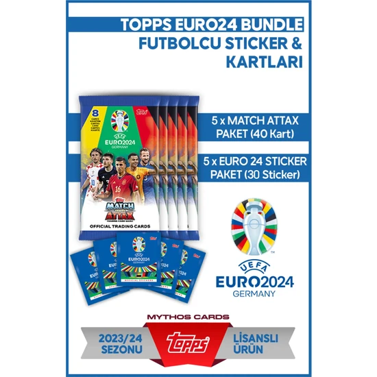 Mythos Cards Topps Euro 2024 - Bundle