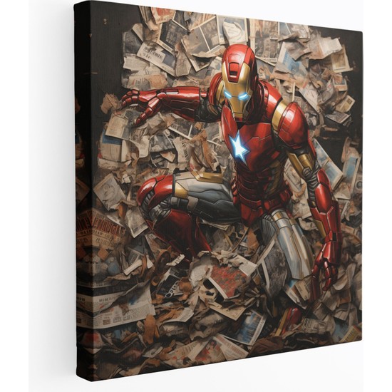 Painted Anarchy Marvel Duvar Sanatı - Çizgi Roman Kolajı - Fiyatı