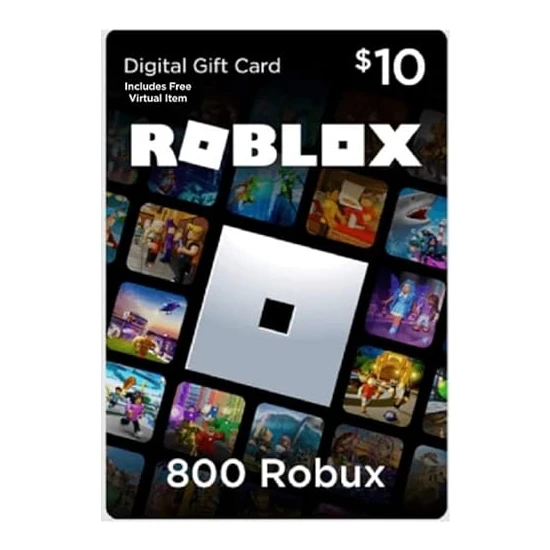 Roblox Hediye Kartı 800 Robux 10 Usd Global Kod