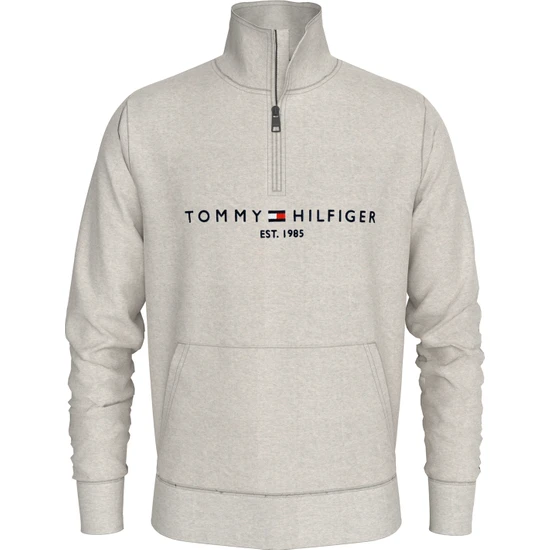 Tommy Hilfiger Bisiklet Yaka Kahve Erkek Sweatshırt MW0MW20954HCX