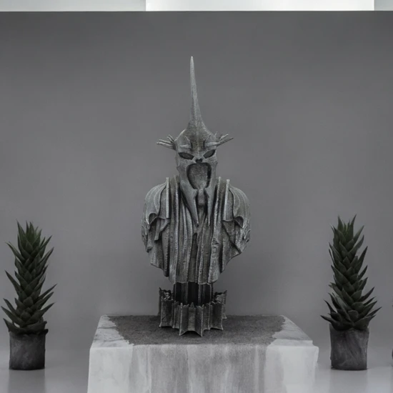 Meg Art 3D Witch King of Angmar Büstü the Lord of the Rings Witch King of Angmar Figürü