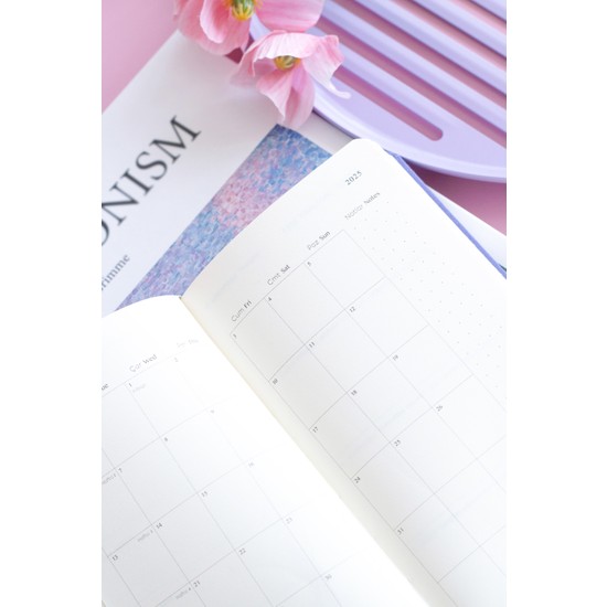 Matt Notebook 2025 Yılı Haftalık Keten Cep Ajandası 12 Aylık Fiyatı