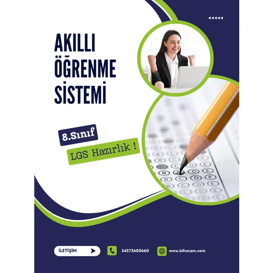 Bi Hocam Akıllı Öğrenme Sistemi-8.Sınıf Lgs Hazırlık