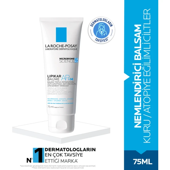 La Roche Posay Lipikar AP+M Nemlendirici Balsam 75 ml - Kuru-Atopiye Eğilimli Ciltler İçin