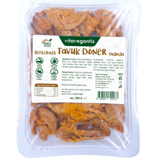 Vitavegantis Vegan Tavuk Döner