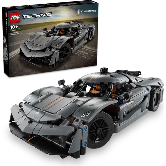 LEGO ® Technic Koenigsegg Jesko Absolut Gri Hiper Araba 42173 - Çocuklar için Oyuncak Yapım Seti (801 Parça)