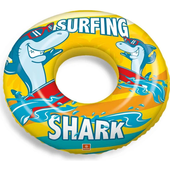 Sunman Surfing Shark Can Simidi 50 cm Sarı