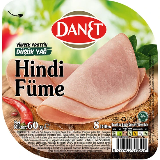 Danet Hindi Füme I Dilimli I 60 G