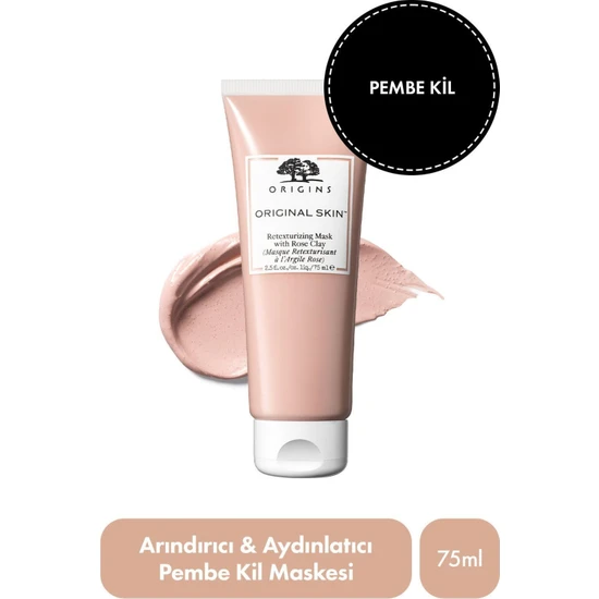 Origins Original Skin Pembe Kil Içerikli Canlandırıcı Maske 75 Ml