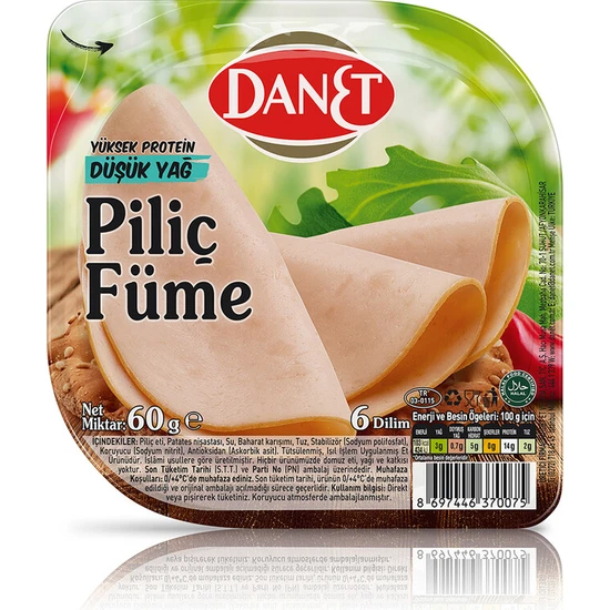 Danet Piliç Füme I Dilimli I 60 G