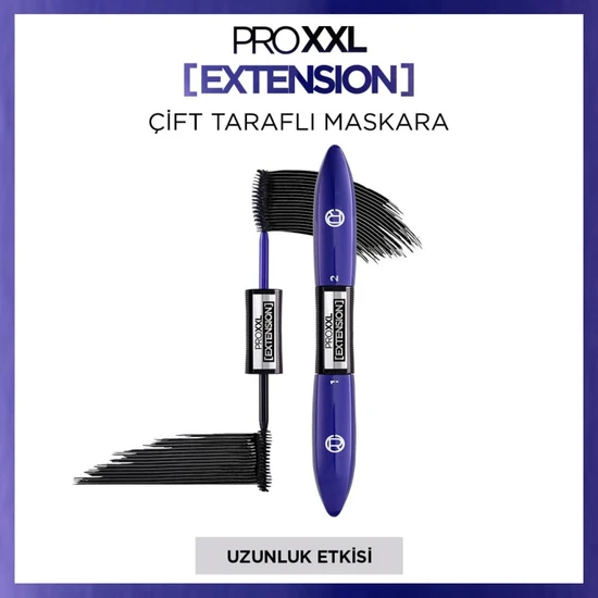 L'Oréal Paris Pro Xxl Extension Çift Taraflı Maskara - Uzunluk Etkisi