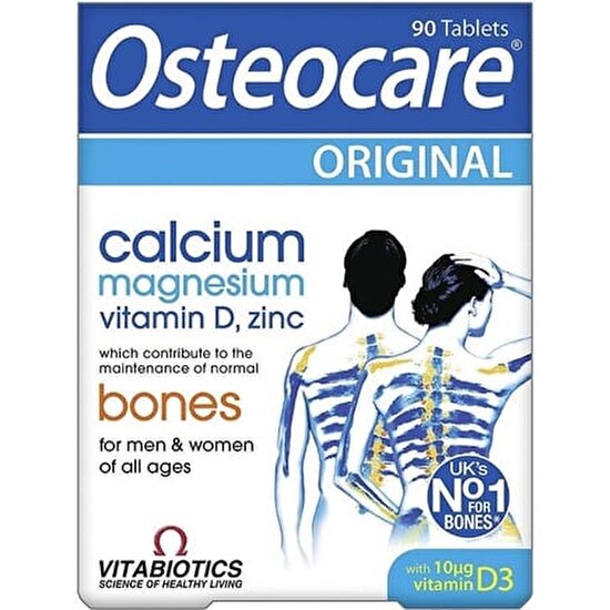 Vitabiotics Osteocare Original Kalsiyum 90 Tablet