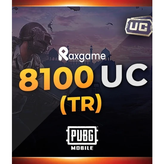 Pubg Mobile 8100 Uc Tr