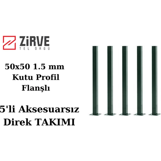 Zirve Tel Örgü 150 cm Panel Çit Direği (5 Adet)