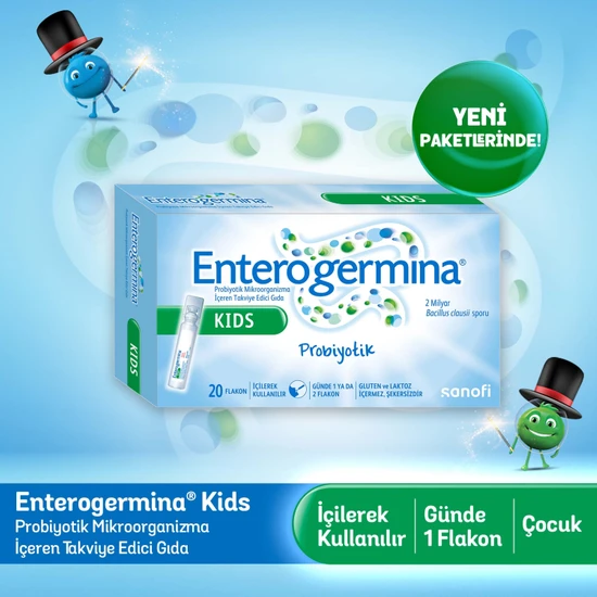 Enterogermina Kids Probiyotik 20 Flakon