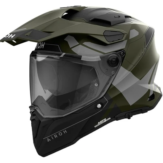 Aıroh Commander 2 Reveal Mılıtary Green Kask