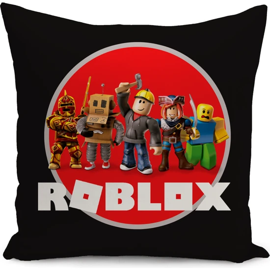 Yaya Design Co Roblox Oyun Desenli Dijital Baskılı Kırlent Kılıfı Ve Yastık