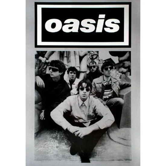 512 Art Design Oasis Müzik Afiş Duvar Poster 30 x 42 Çerçevesiz