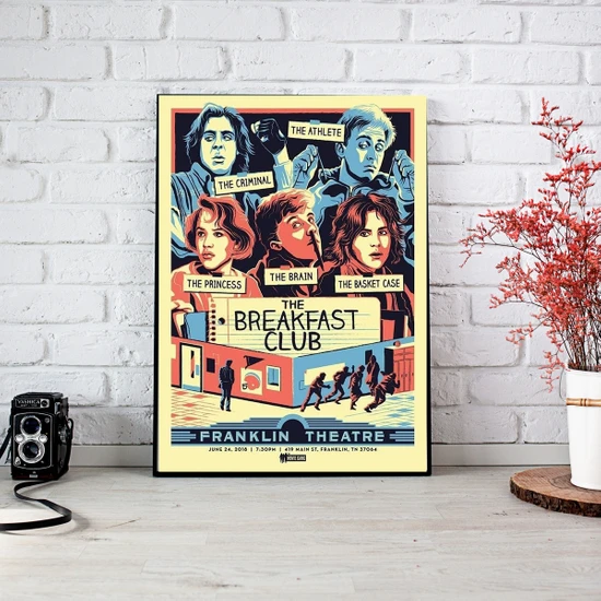 512 Art Design The Breakfast Club Afiş Poster 30 x 42 Çerçevesiz