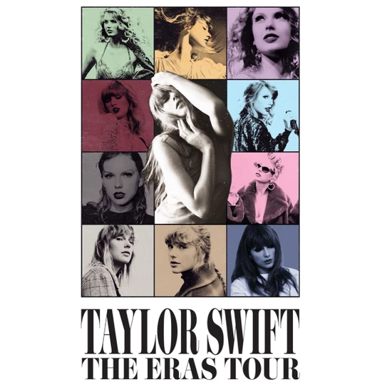 512 Art Design Taylor Swift The Eras Tour Müzik Afiş Poster 30 x 42 Çerçevesiz