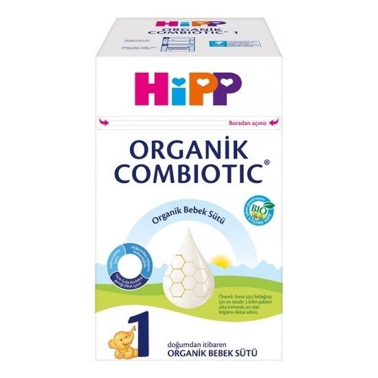 Hipp Bebek Sütü 600 GR Organik Combiotic 0-6 Ay Arası Bebekler İçin Uygun