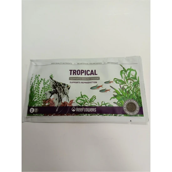 Reeflowers Tropical Pellet 1,0 mm 15 gr x 5 Adet