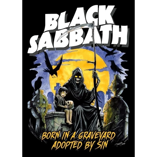 512 Art Design Black Sabbath Duvar Tasarım Poster 30 x 42 Çerçevesiz