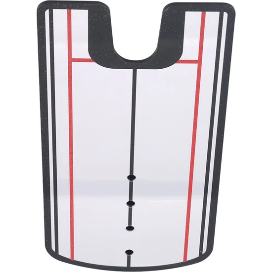 Lunzhao Shop B Kırmızı Stil Golf Sving Düz Pratik Golf Putting Ayna Hizalama Eğitim Yardımı Sving Antrenörü Göz Hattı Golf Aksesuarları 30.5X14.5CM (Yurt Dışından)