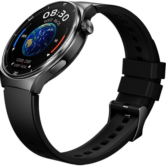 Qcy Gt2 Amoled Akıllı Saat Telefonla Sesli Görüşme 60hz Siyah