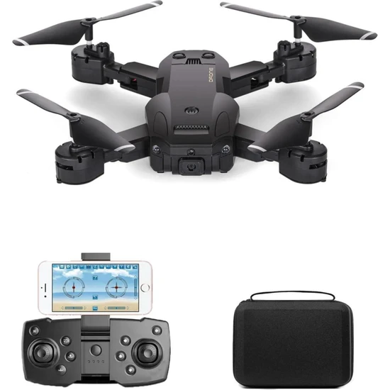 Welcomein Astro 1080P Hd Kameralı Drone Katlanabilir Taşıma Çantalı 4 Pervaneli Havada Stabil Kalma