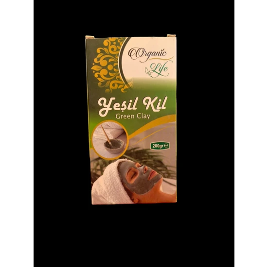 Organic Life Kil Maskesi Yeşil 200 gr