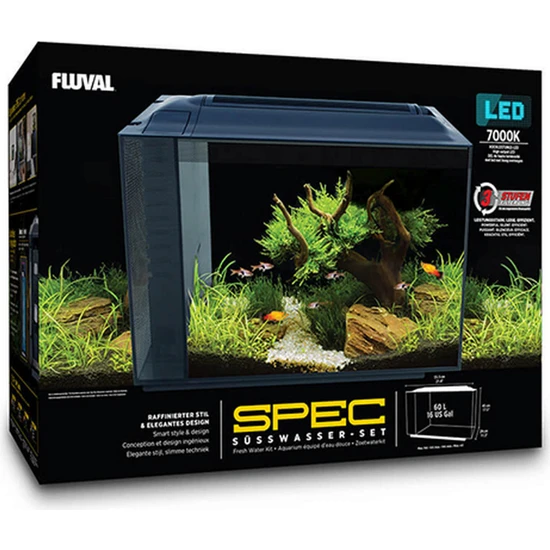 Fluval Spec Akvaryum 60 L Siyah 13