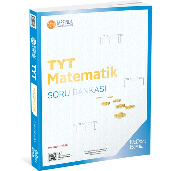 ÜçDörtBeş Yayınları TYT Matematik Soru Bankası