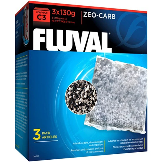 Fluval C3 Zeo Karbon 3 x 130 gr