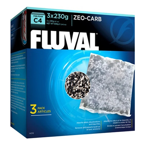 Fluval C4 Zeo Karbon 3 x 230 gr