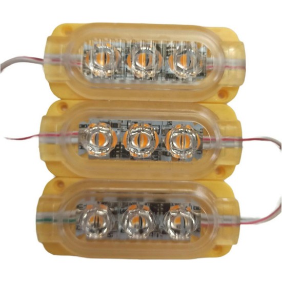 Demir Led 12 Volt 0.6 Watt Animasyonlu Çakar LED Sarı