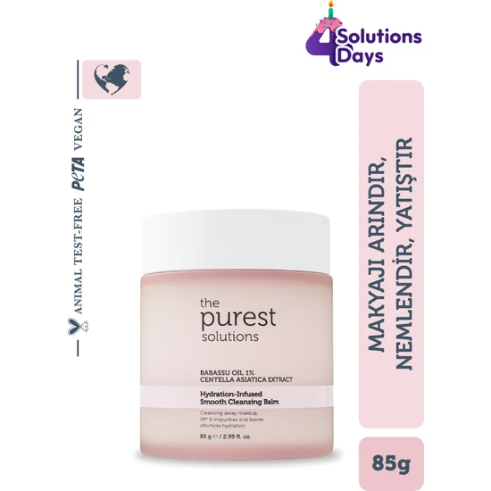 The Purest Solutions Hassas Ve Kuru Ciltler Için Nem Ve Antioksidan Içerikli Temizleyici Balm 85 Gr