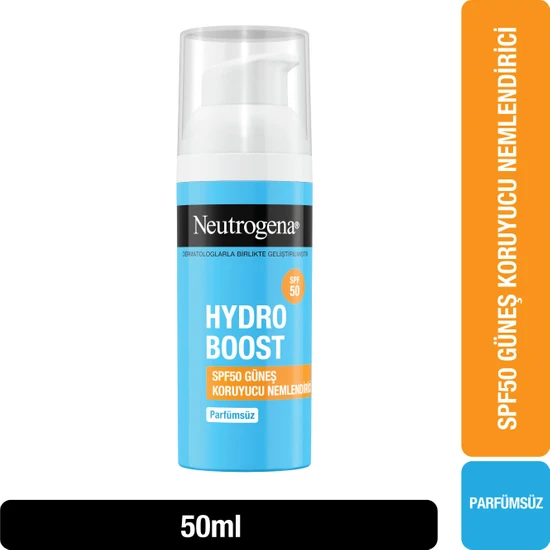 Neutrogena Hydro Boost SPF50 Güneş Koruyucu Nemlendirici