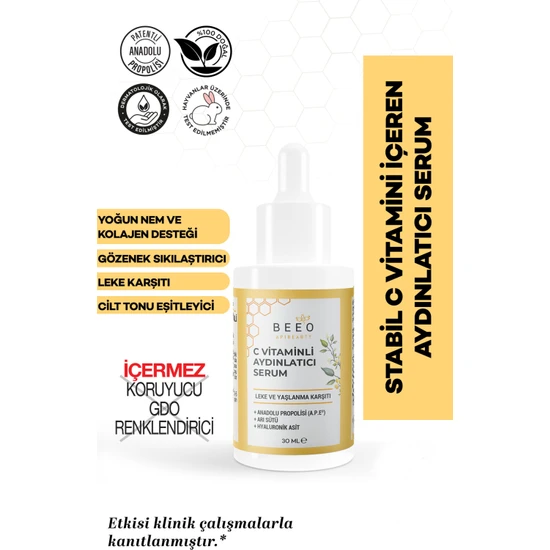 Bee'O C Vitaminli Aydınlatıcı Serum