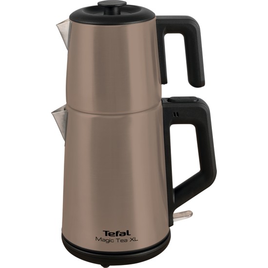 Tefal Magic Tea XL 1.8 L Kapasiteli Gri Paslanmaz Çelik Çay Makinesi 1650 Watt Hızlı Demleme