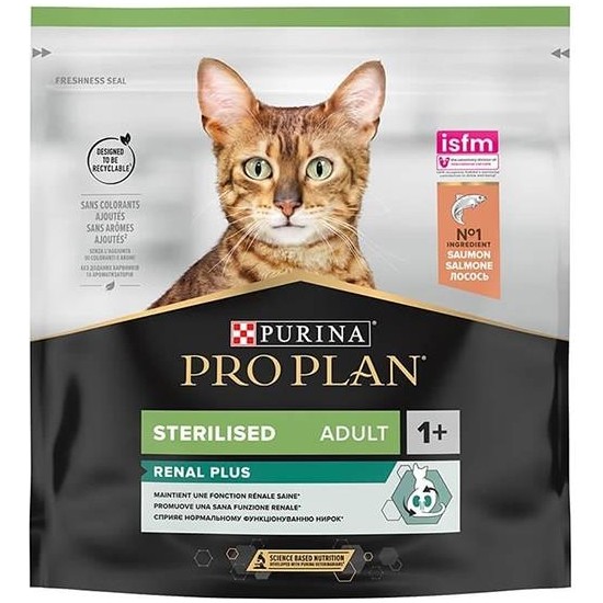 Pro Plan Somonlu Sterilised Kısır Kedi Maması 8 x 400 gr Besleyici İçerik ile Premium Kalite